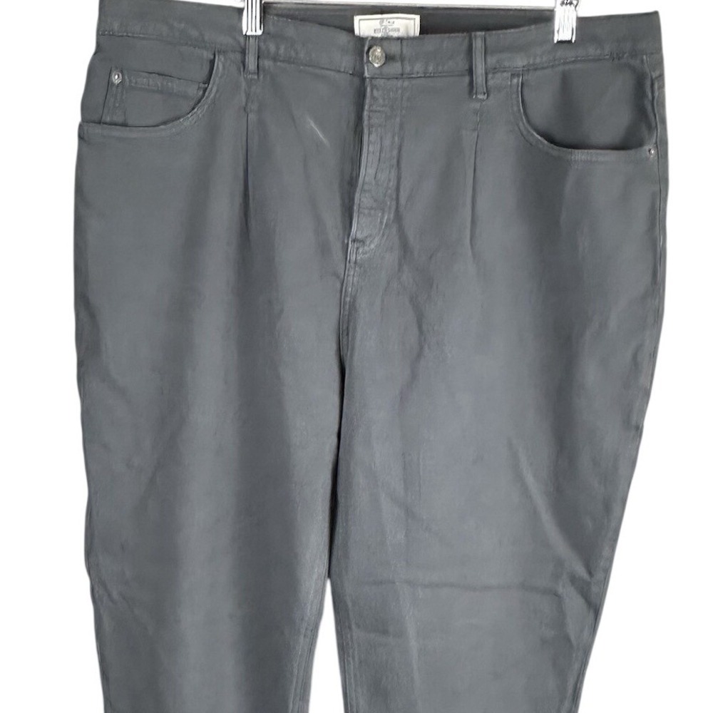Fat Face British Designed Grey Straight Leg Trousers Size 14 Regular